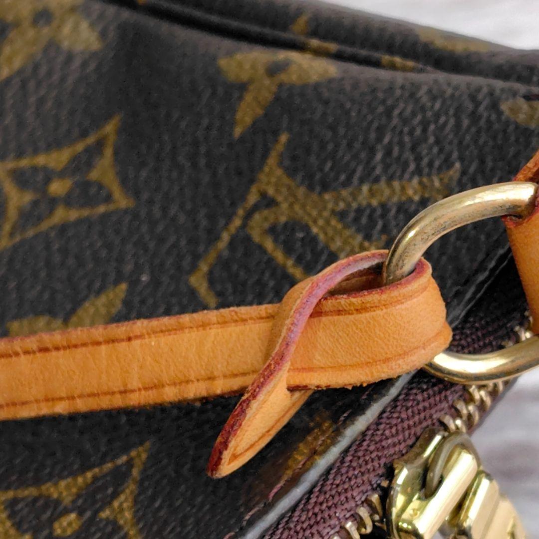 鑑定済・美品 ルイヴィトン モノグラム アクセソワール ストラップ付
