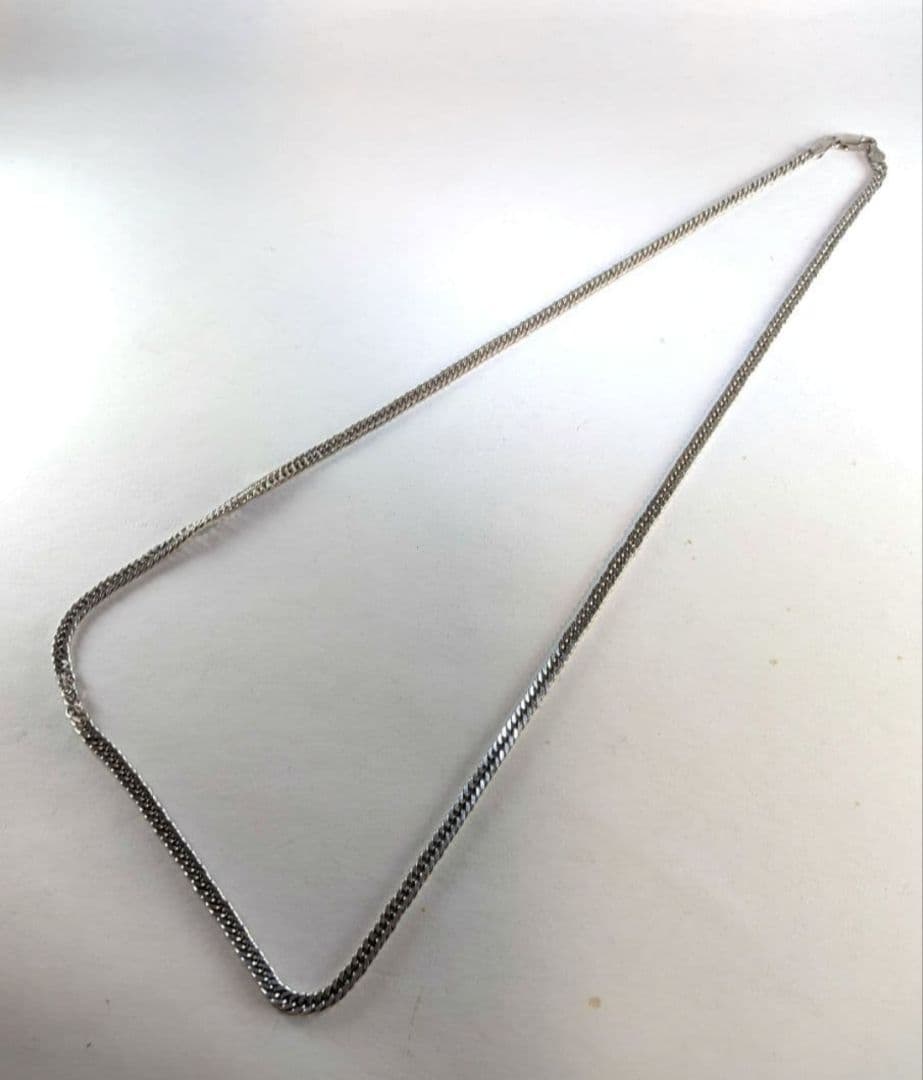 としITALY喜平4面ダブル　シルバー925 ネックレスチェーン 59cm