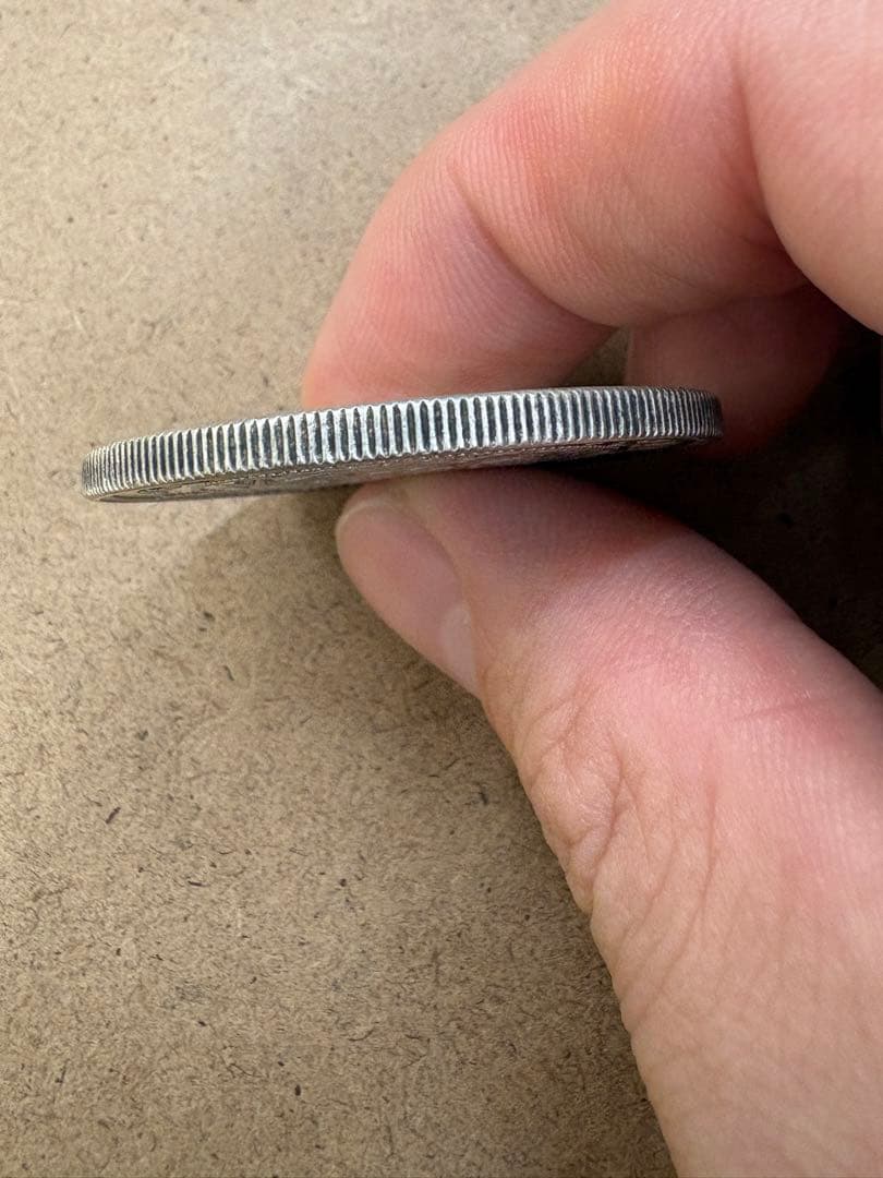 ち*ぼ様 一圓銀貨　26.9g