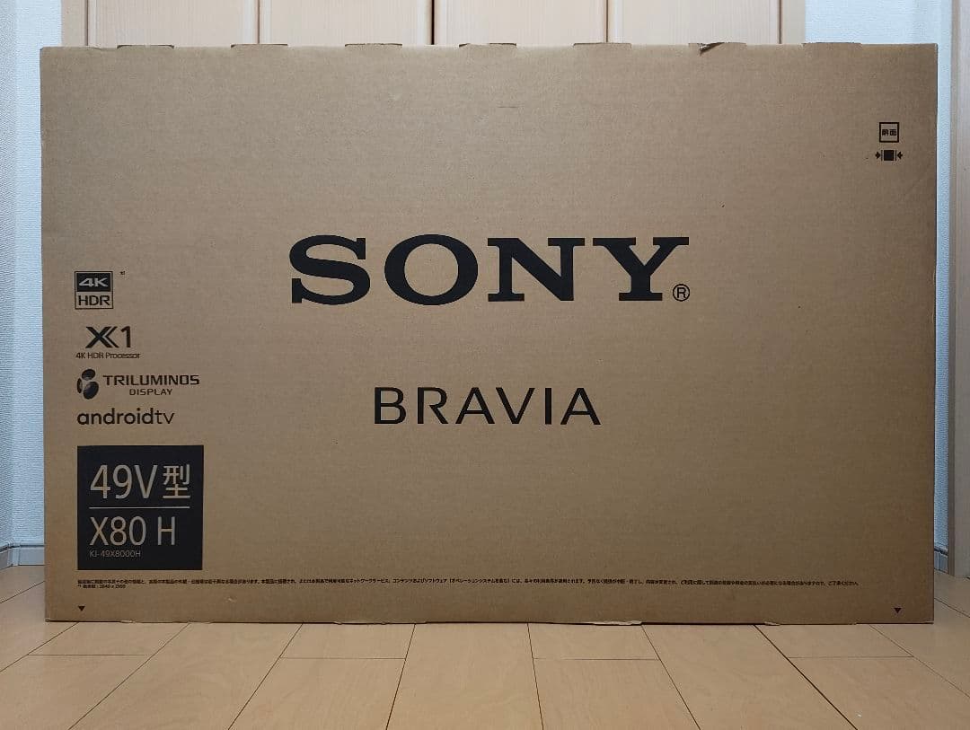 【引き取り限定】Sony Bravia 49型 ドット抜けあり