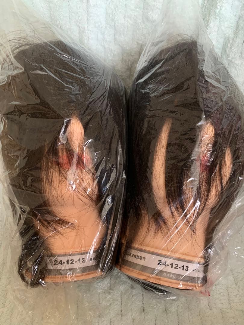 美容師国家試験用カットウィッグ2体新品未開封