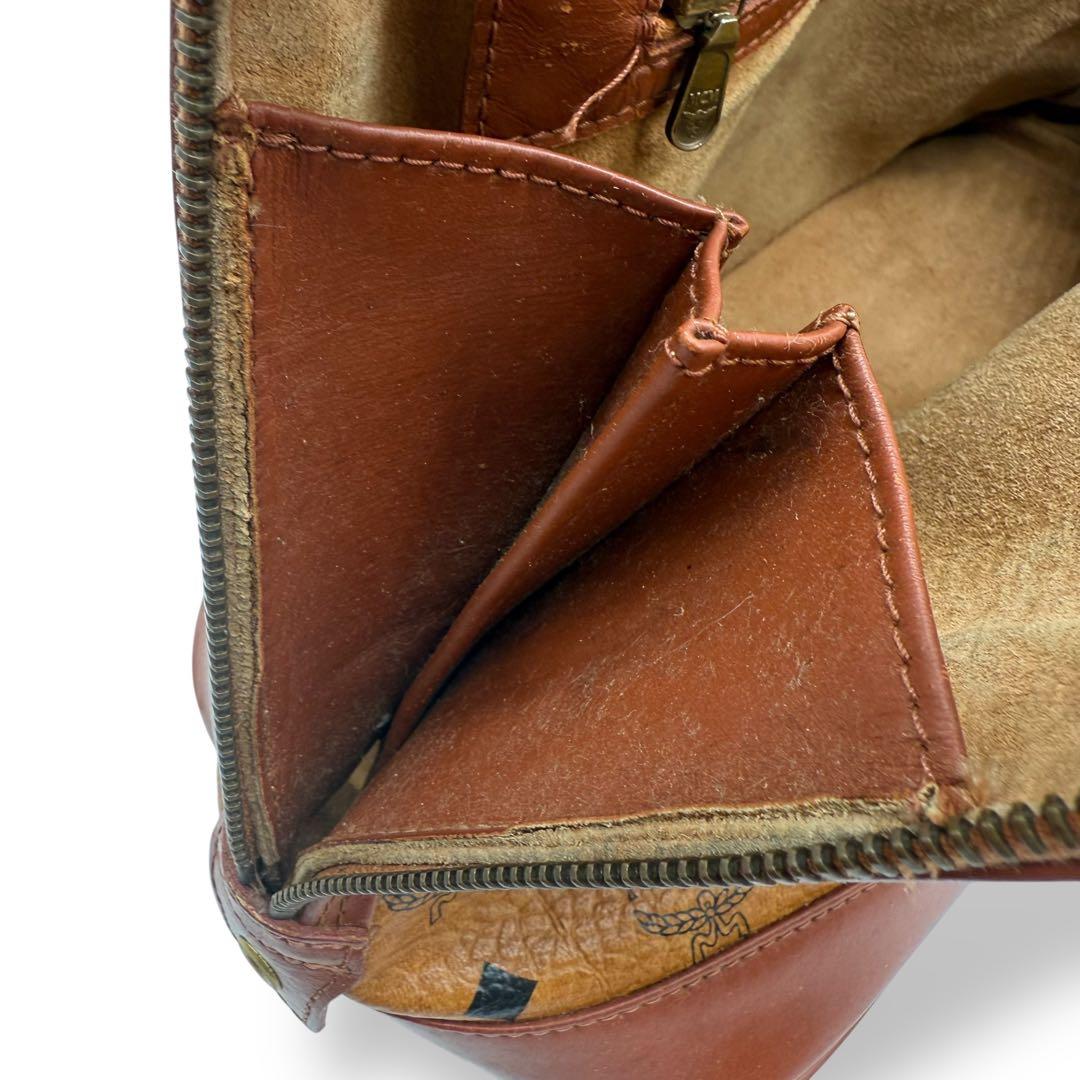 MCM エムシーエム ハンドバッグ ミニボストンバッグ レザー ヴィセトス柄