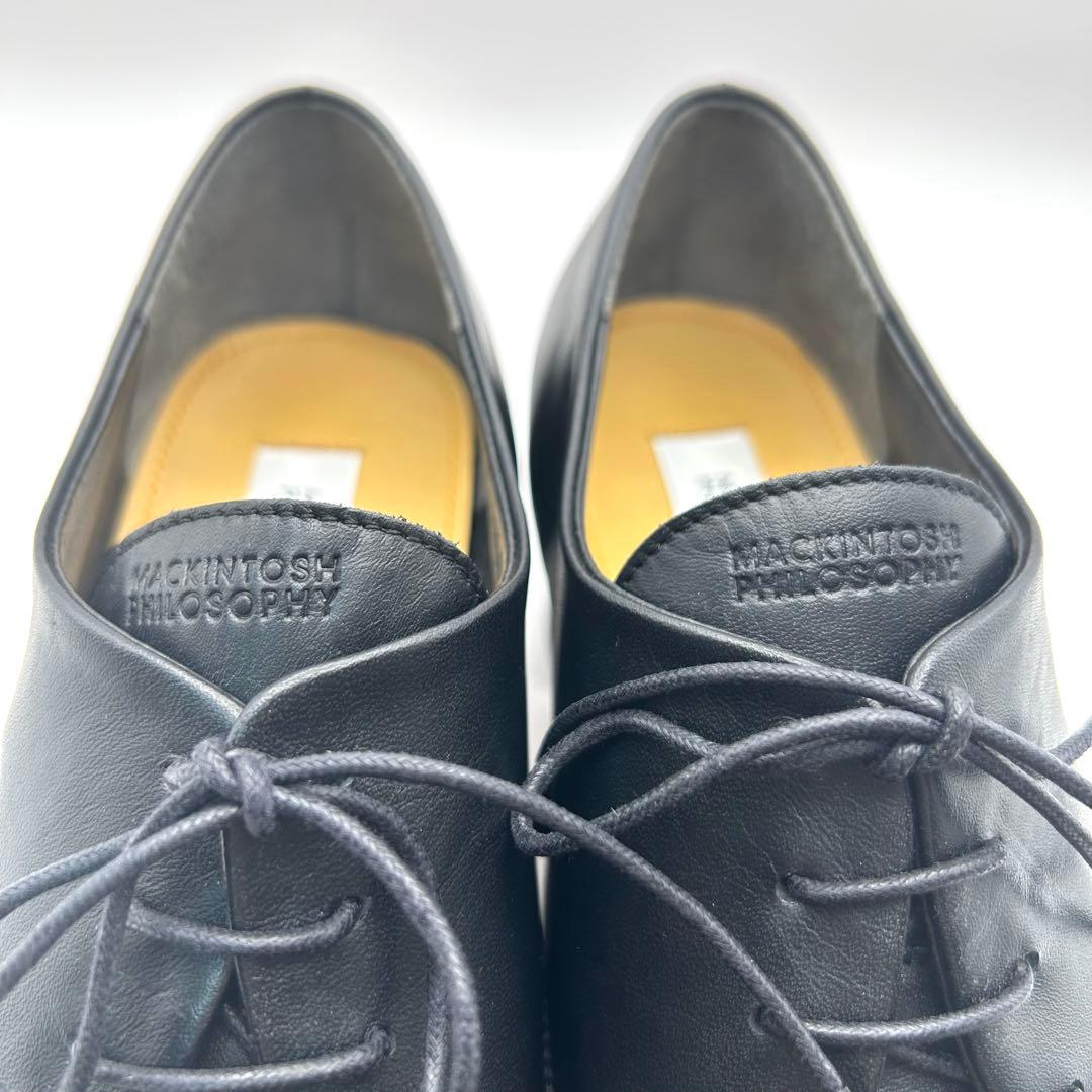 未使用✨ マッキントッシュ【24㎝】 レースアップシューズ レザー ブラック