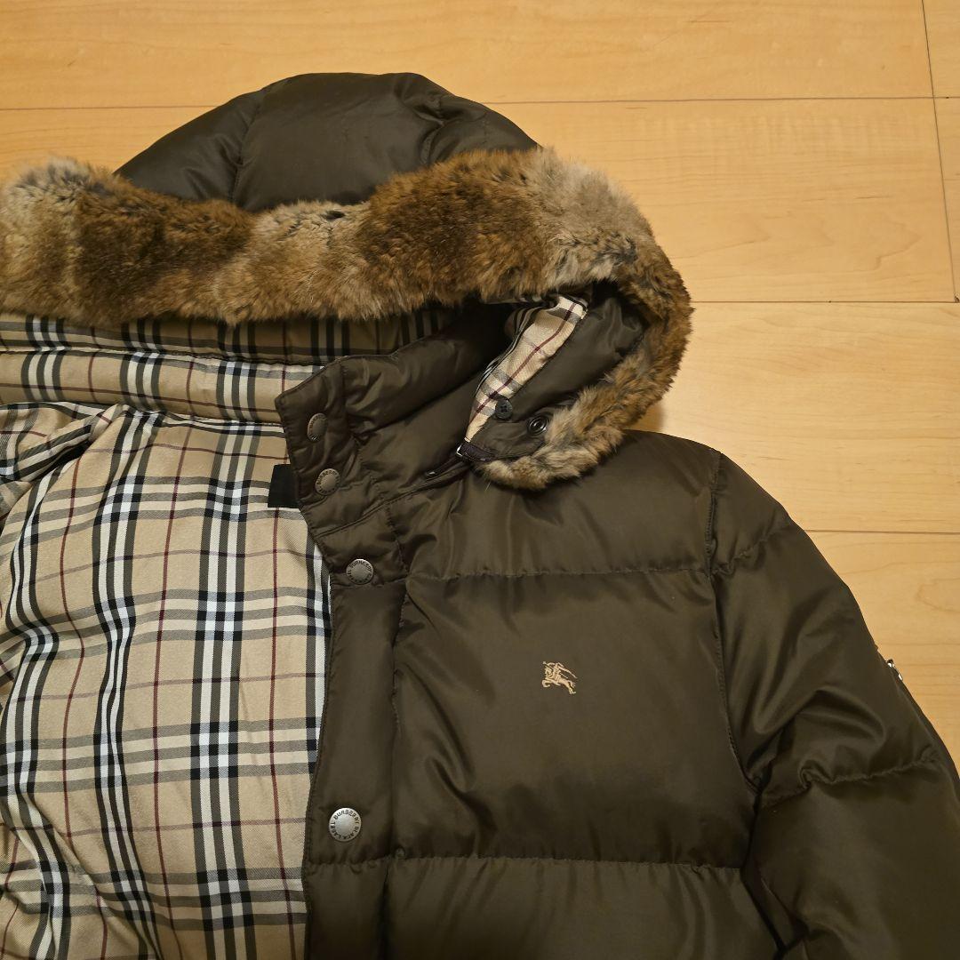 2.15終了　新品同様サイズMバーバリーブラックレーベル3wayダウンジャケット