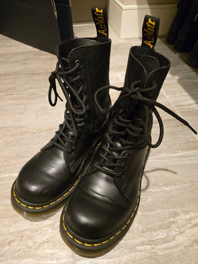 MM6 X Dr.Martens レースアップアンクルブーツ マルジェラ