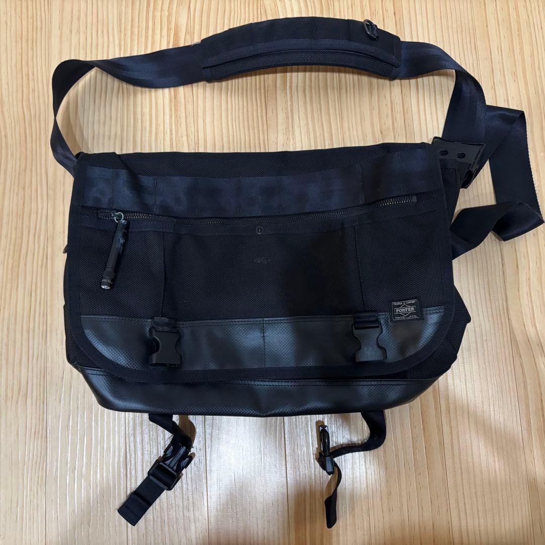 PORTER メッセンジャーバッグ ブラック 吉田カバン HEAT