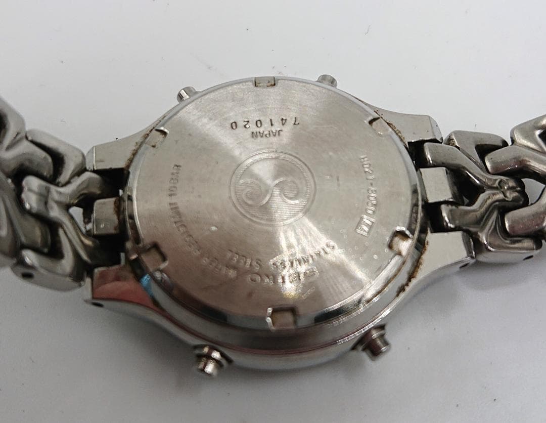 SEIKO ワールドタイム H021-8050 デジアナ GMTクォーツ