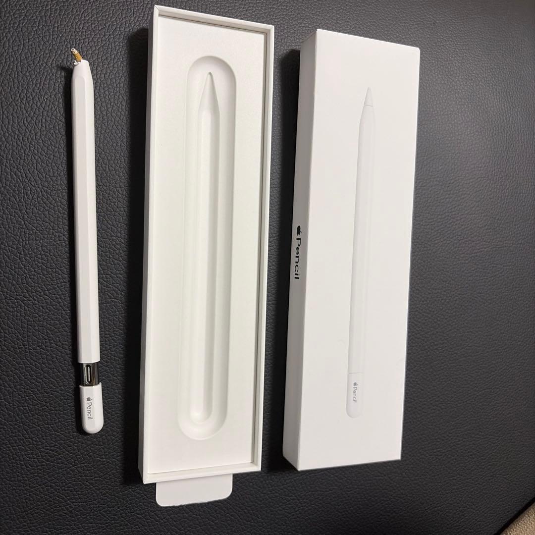 Apple Pencil (USB-C) ホワイト 専用ケース付き