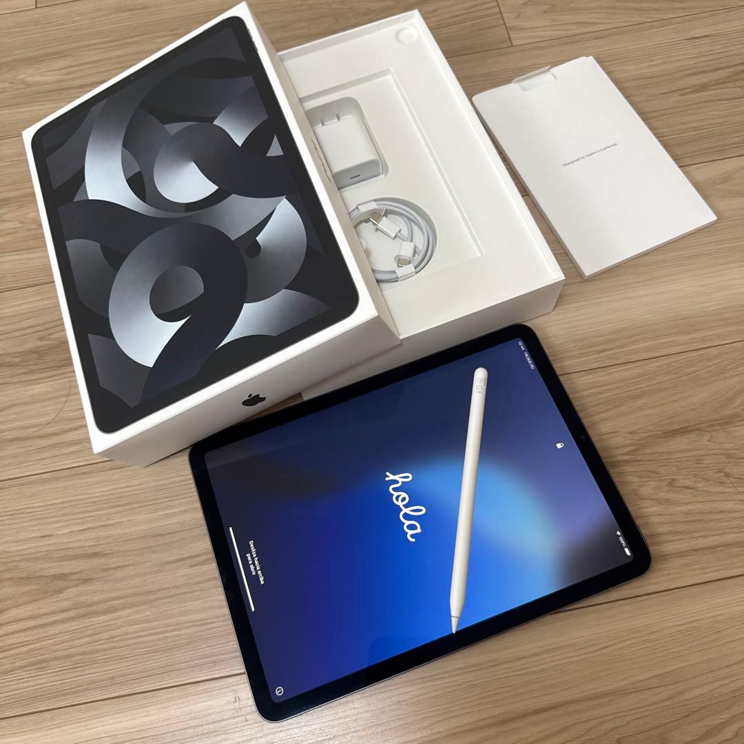 美品 iPad Air 第5世代 64GB Apple Pencil カバー