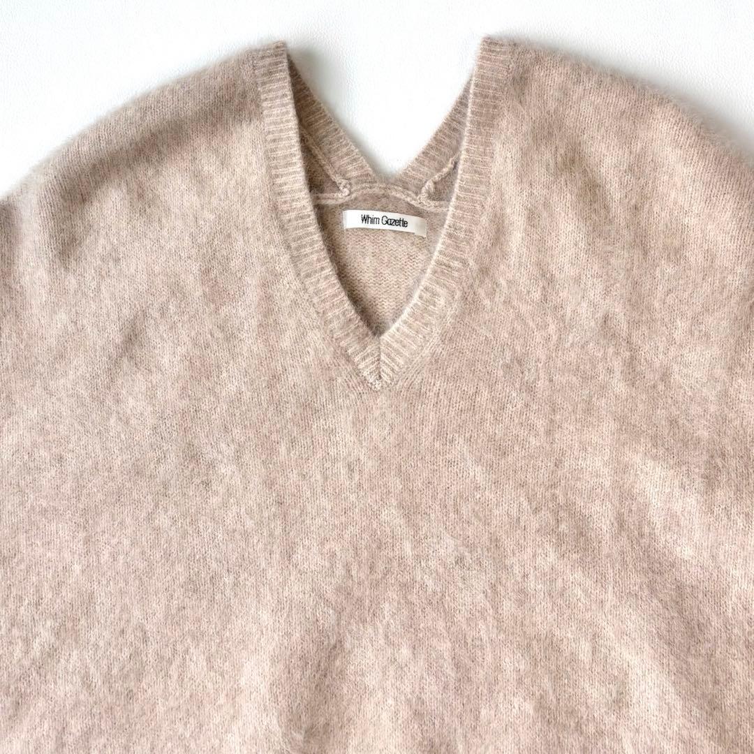 Whim Gazette ウィムガゼット FOXEY Vネックプルオーバー