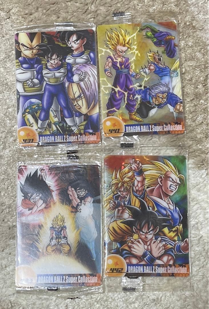 ドラゴンボール　カード未開封4枚セット