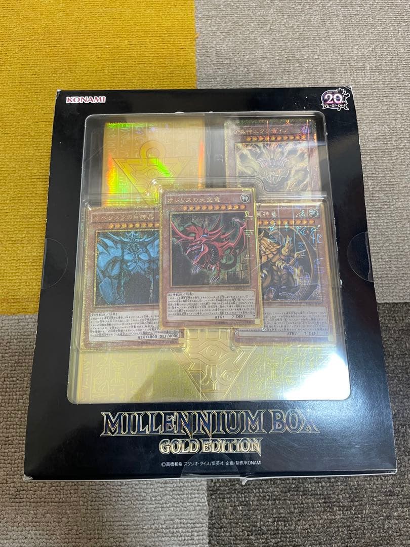 訳あり【未開封】遊戯王MILLENNIUM BOX GOLD EDITION
