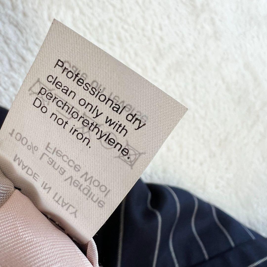 ヴィヴィアンウエストウッド ストライプ オーブボタン ウール スカート　42