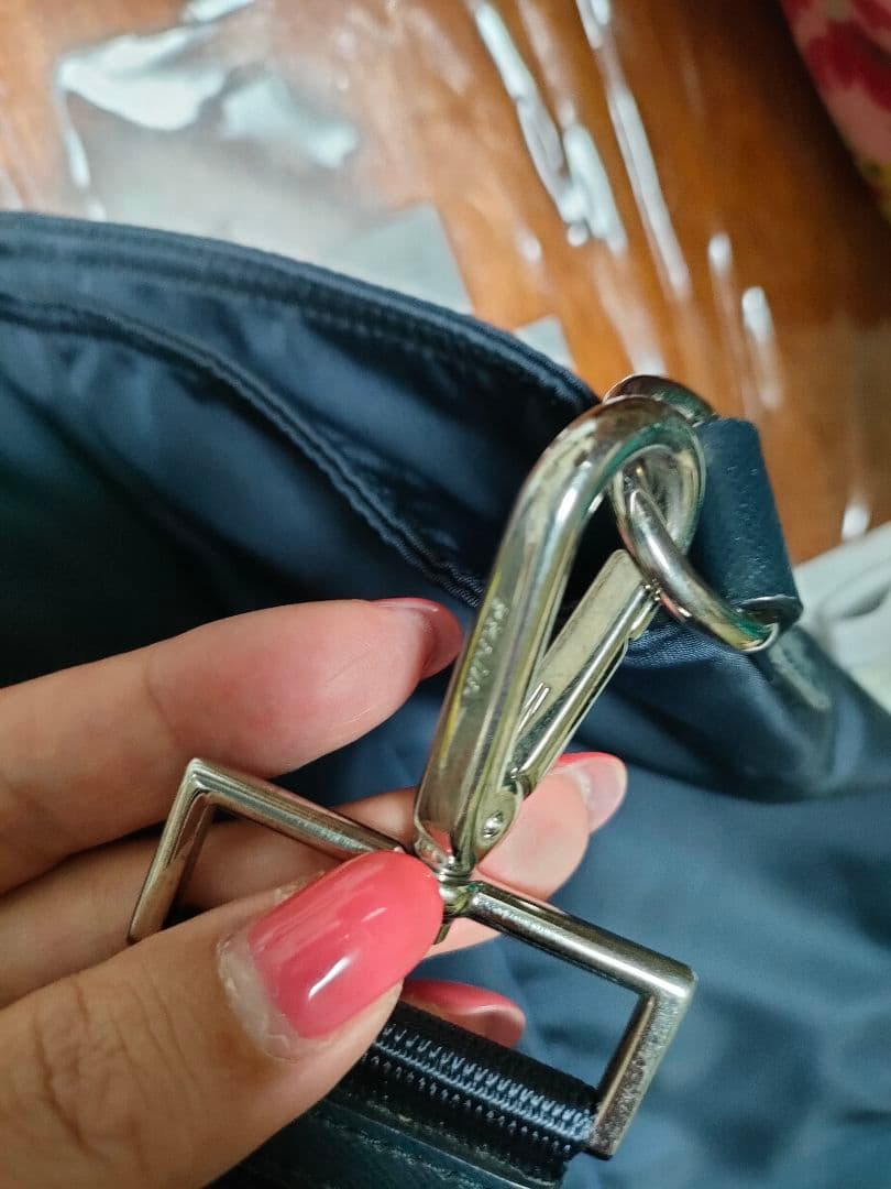 PRADA ネイビー ナイロン マザーズバッグ