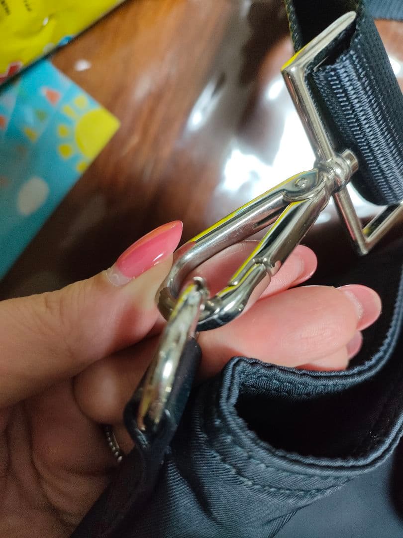 PRADA ネイビー ナイロン マザーズバッグ