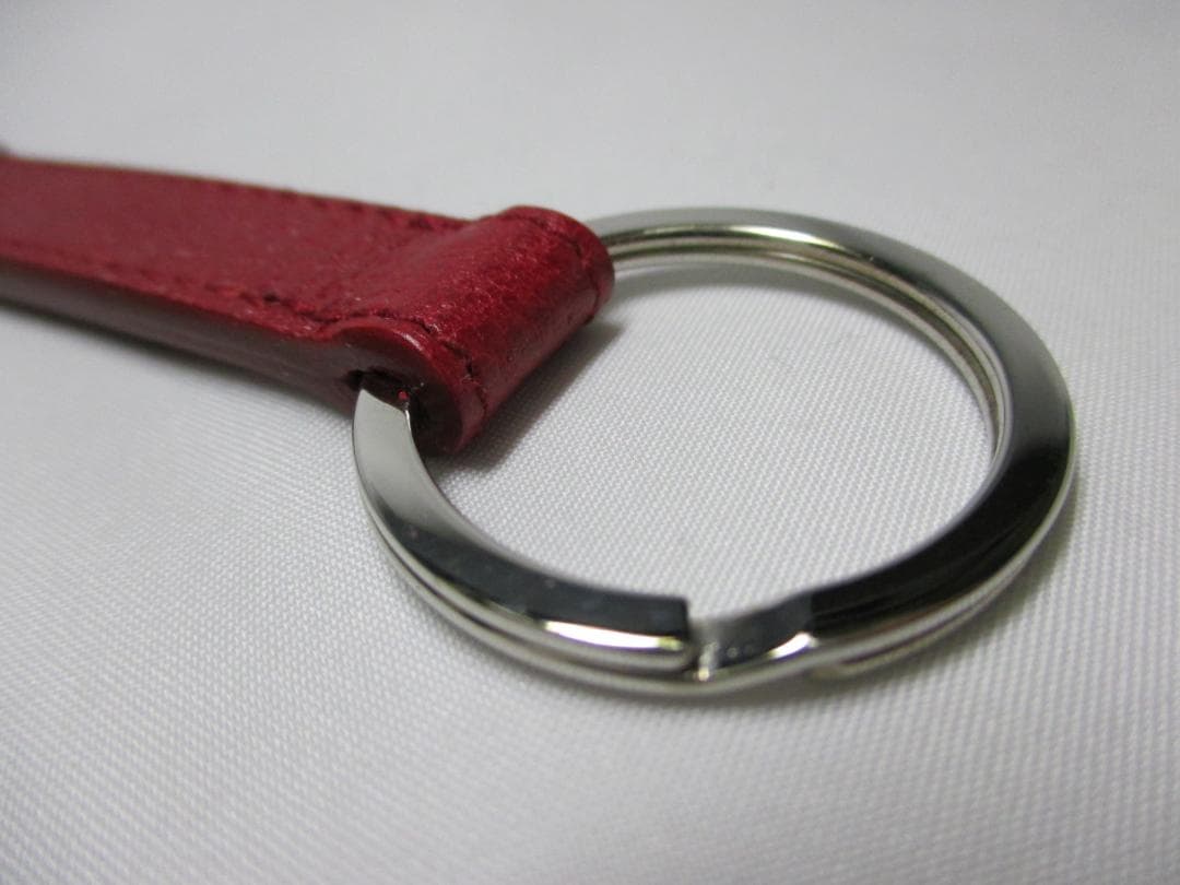 新品 ブルガリ キーリング キーホルダー 赤 本物 箱付き ラッピングOK♪