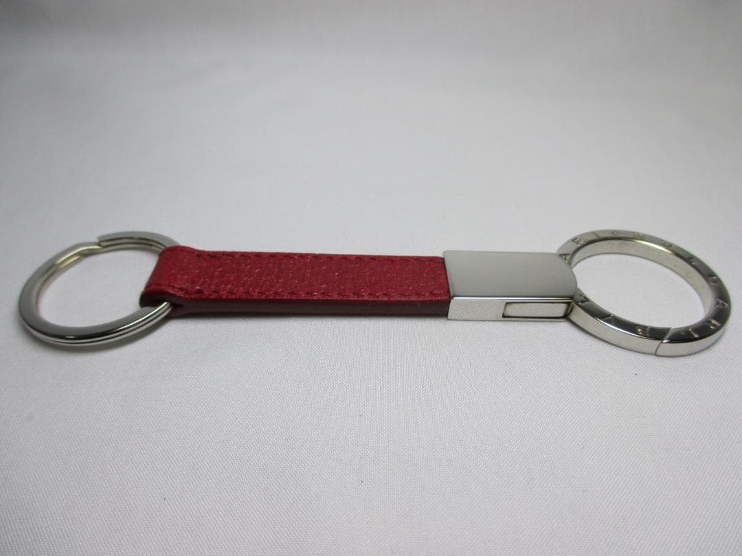 新品 ブルガリ キーリング キーホルダー 赤 本物 箱付き ラッピングOK♪