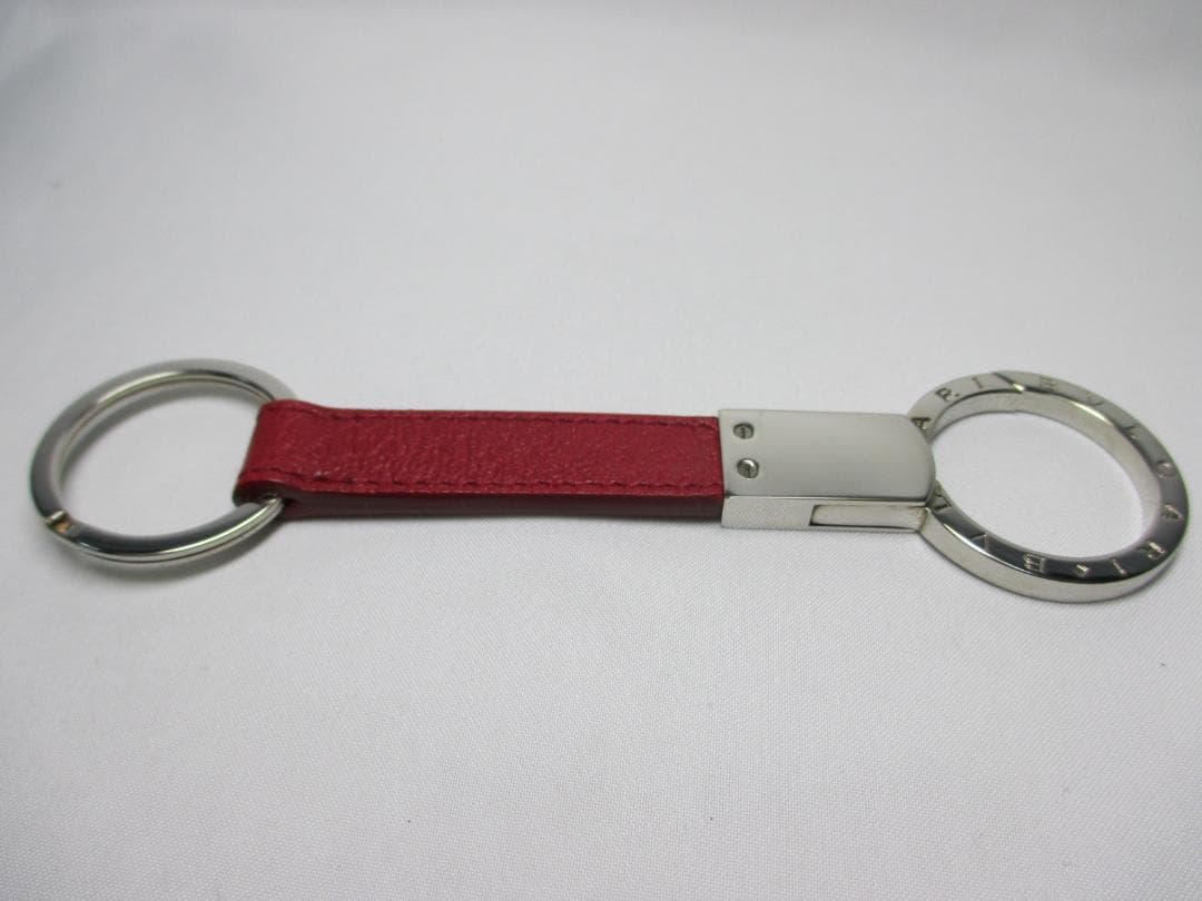 新品 ブルガリ キーリング キーホルダー 赤 本物 箱付き ラッピングOK♪