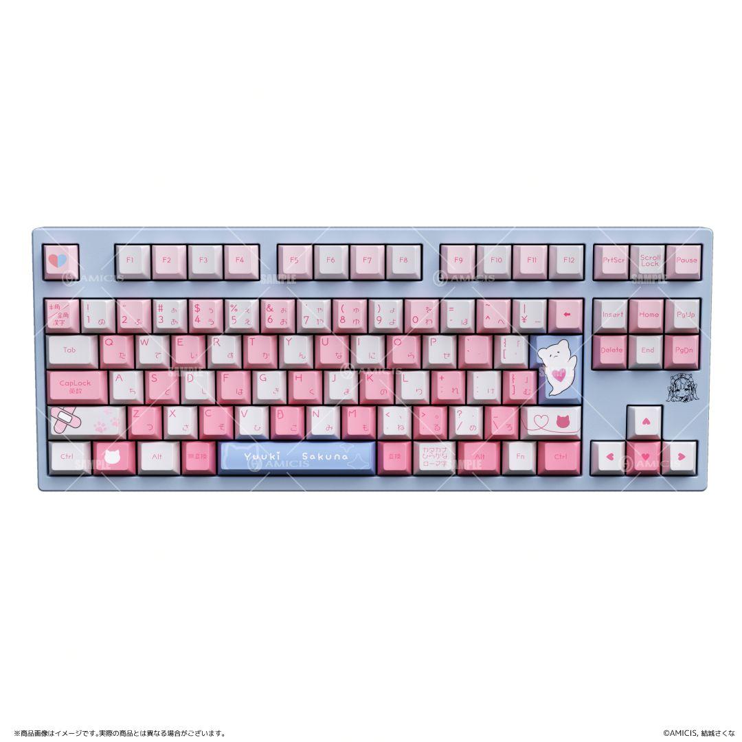 結城さくな × AMICIS ゲーミングキーボード 80HE 日本語配列②