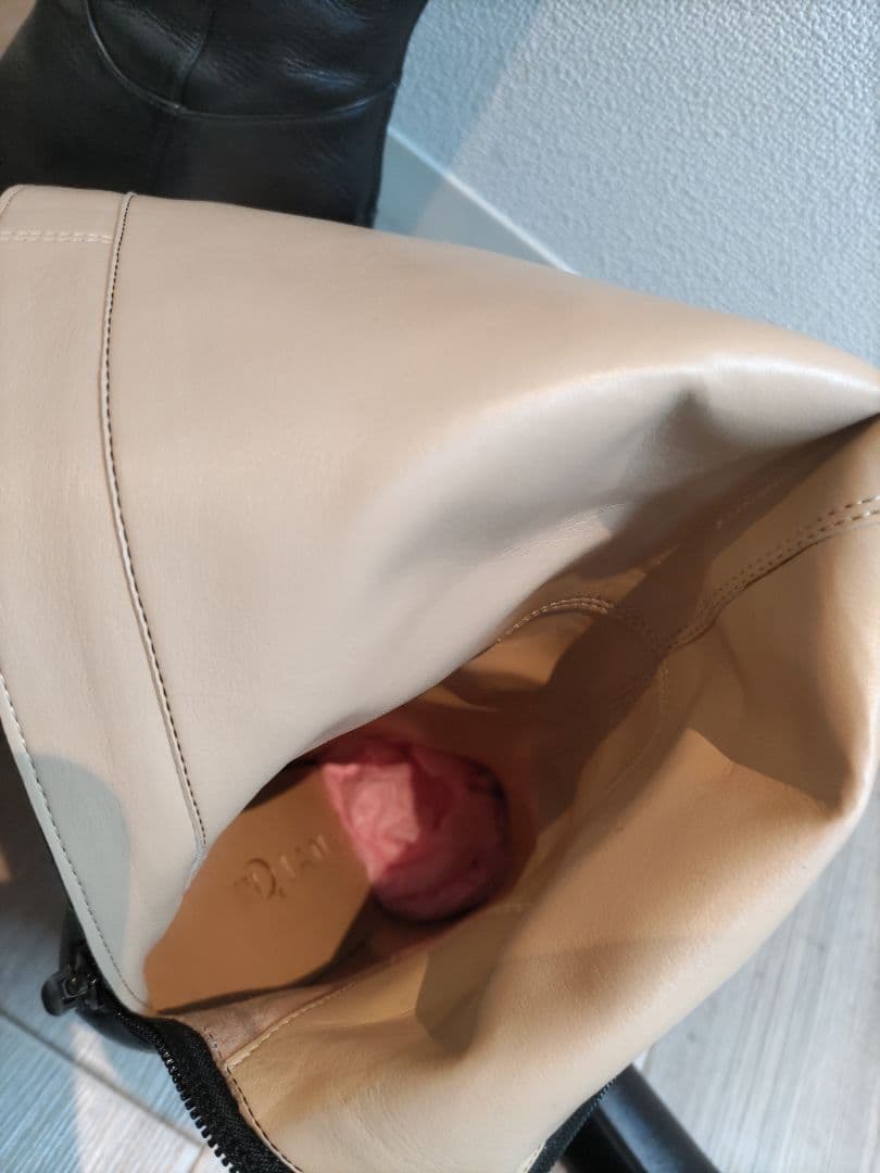 ダイアナ　黒 ニーハイブーツ 9センチヒール　24センチ