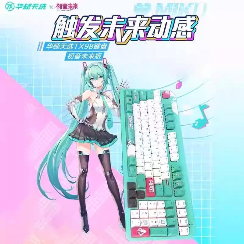 モミジ【新品未開封】ASUS 初音ミク コラボキーボード 赤軸