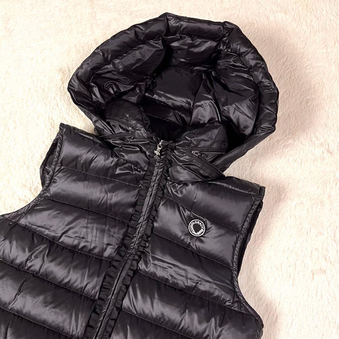 『美品』M'S GRACY エムズグレイシー ライトダウンベスト ブラック　38