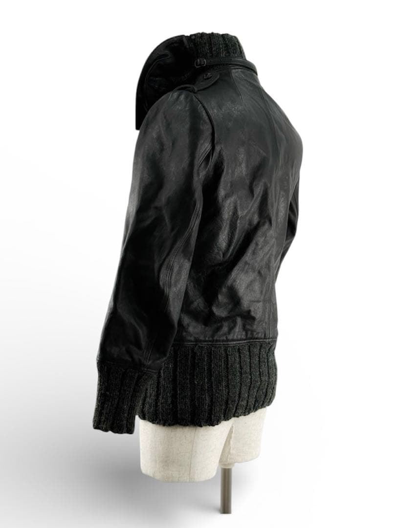 シェアスピリット sharesprit ガスマスク付きレザージャケット 革ジャン