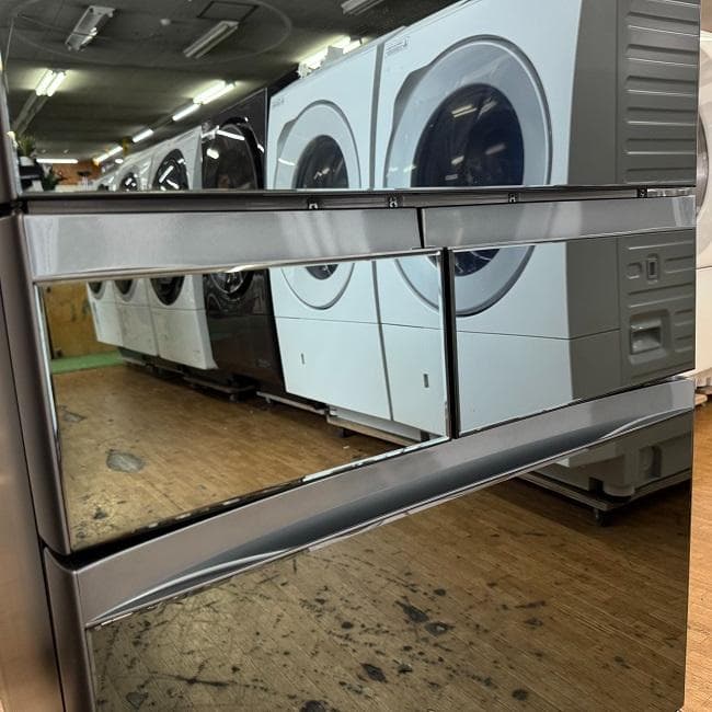 地域限定送料無料　美品 TOSHIBA 東芝 冷凍冷蔵庫 GR-K460FWX