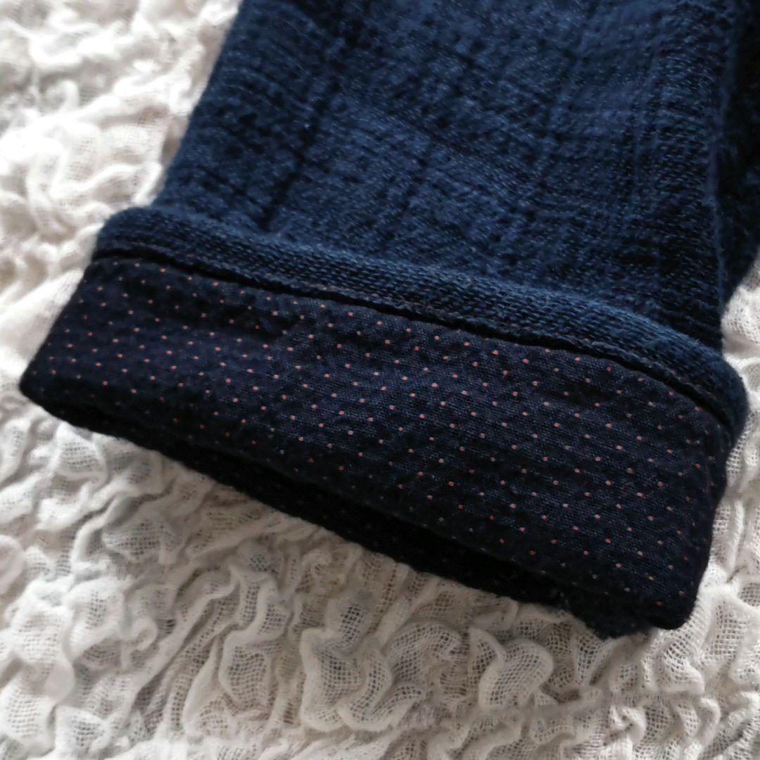 ✨美品✨Blue Trick　日本製　インディゴ　ショップコート　M