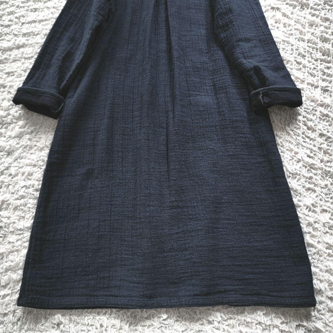 ✨美品✨Blue Trick　日本製　インディゴ　ショップコート　M