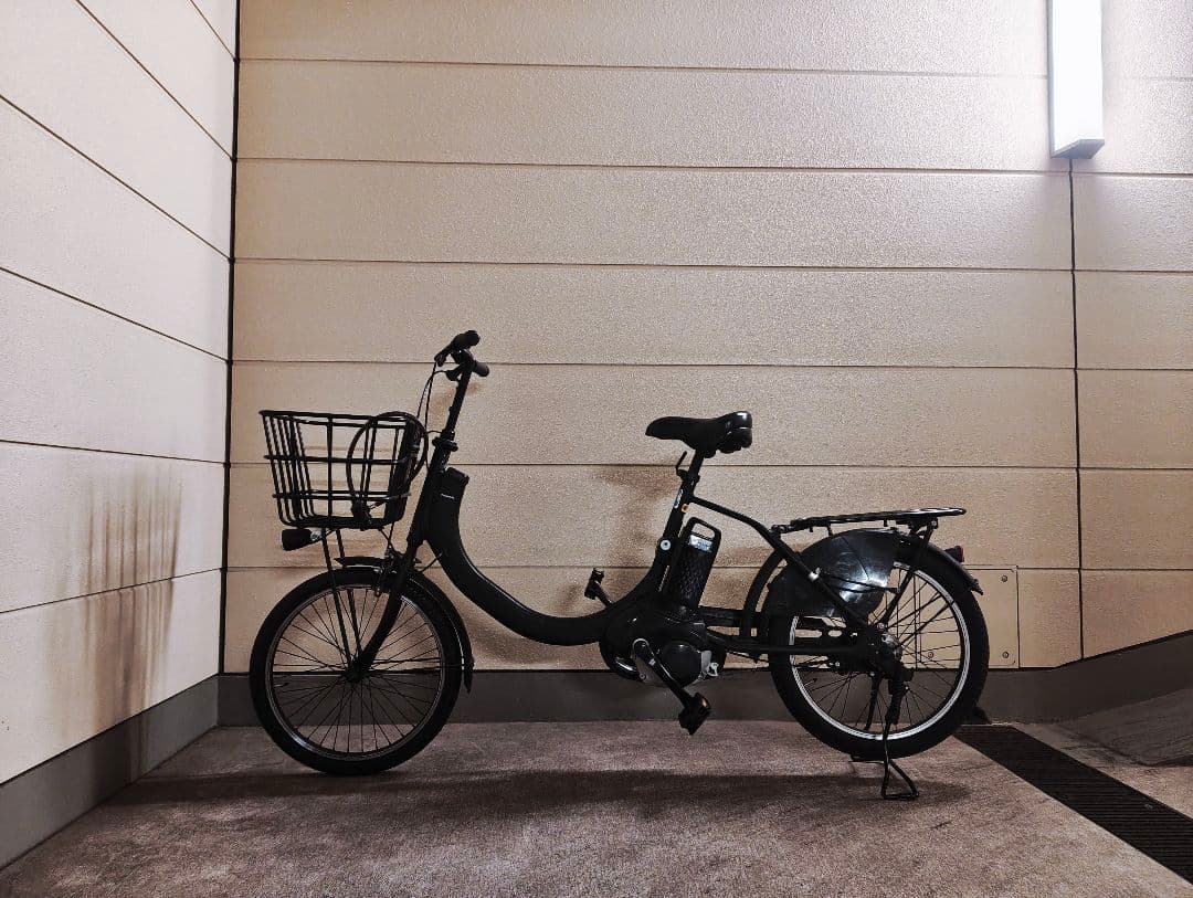 電動アシスト自転車 シティタイプ ブラック