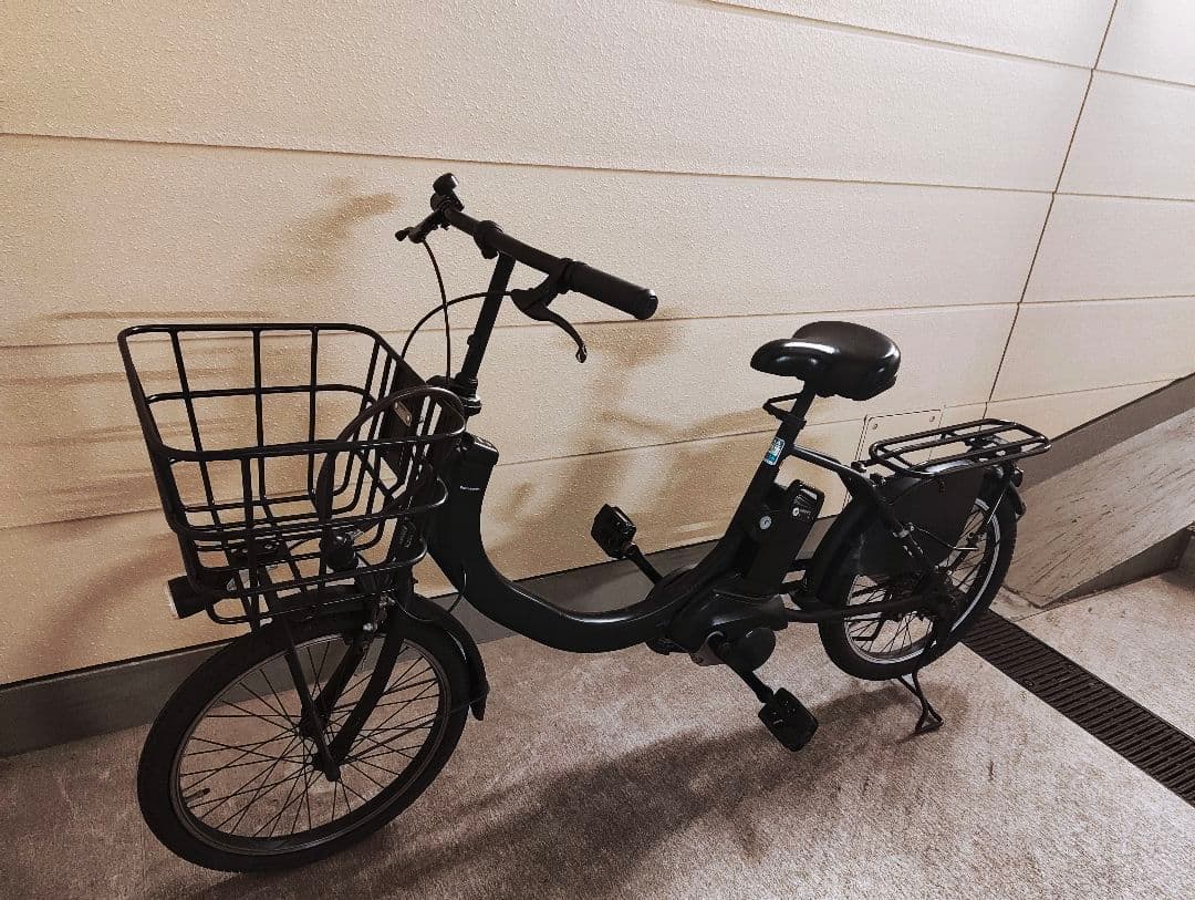 電動アシスト自転車 シティタイプ ブラック