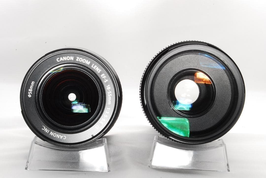 ダブルレンズ良品Canon kiss X5デジタル一眼レフ