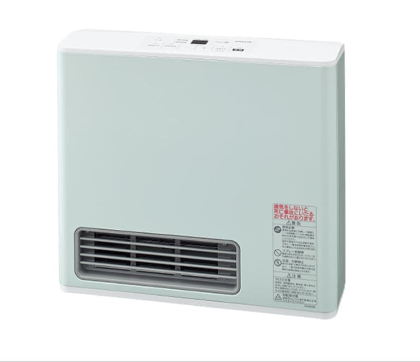 新品未使用　ガスファンヒーター N140 5912 ミント