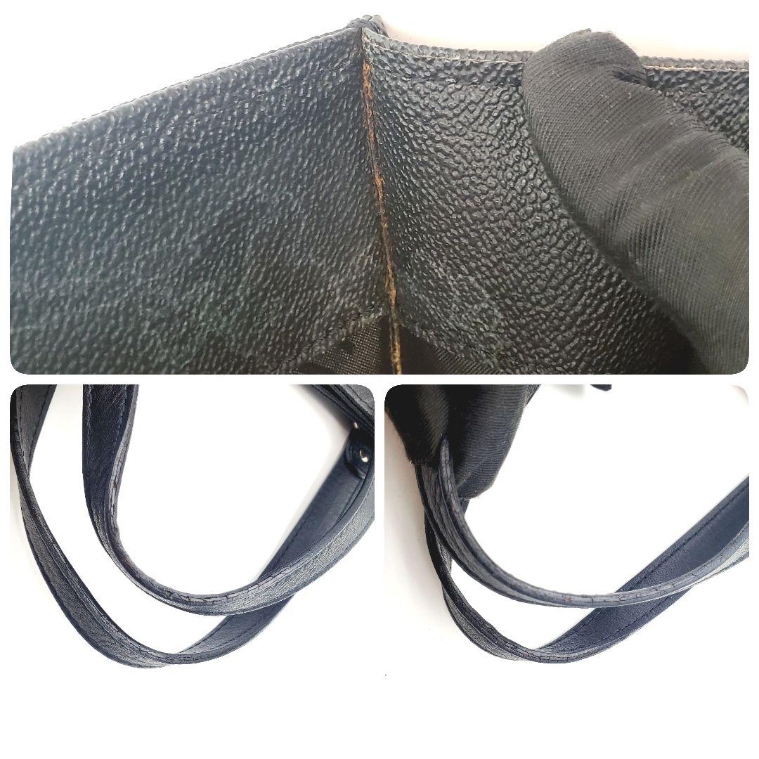 極美品 プリマクラッセ 希少色 トートバッグ Geo Blackシリーズ A4可