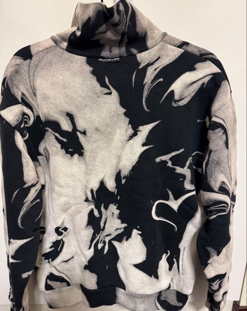 Alexanderwang 総柄ハイネック プルオーバー スウェット XS