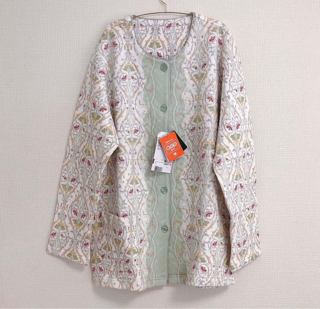 あったか・中わた入り・綿100％ ★Lサイズ　ワコール　ミントン　パジャマ