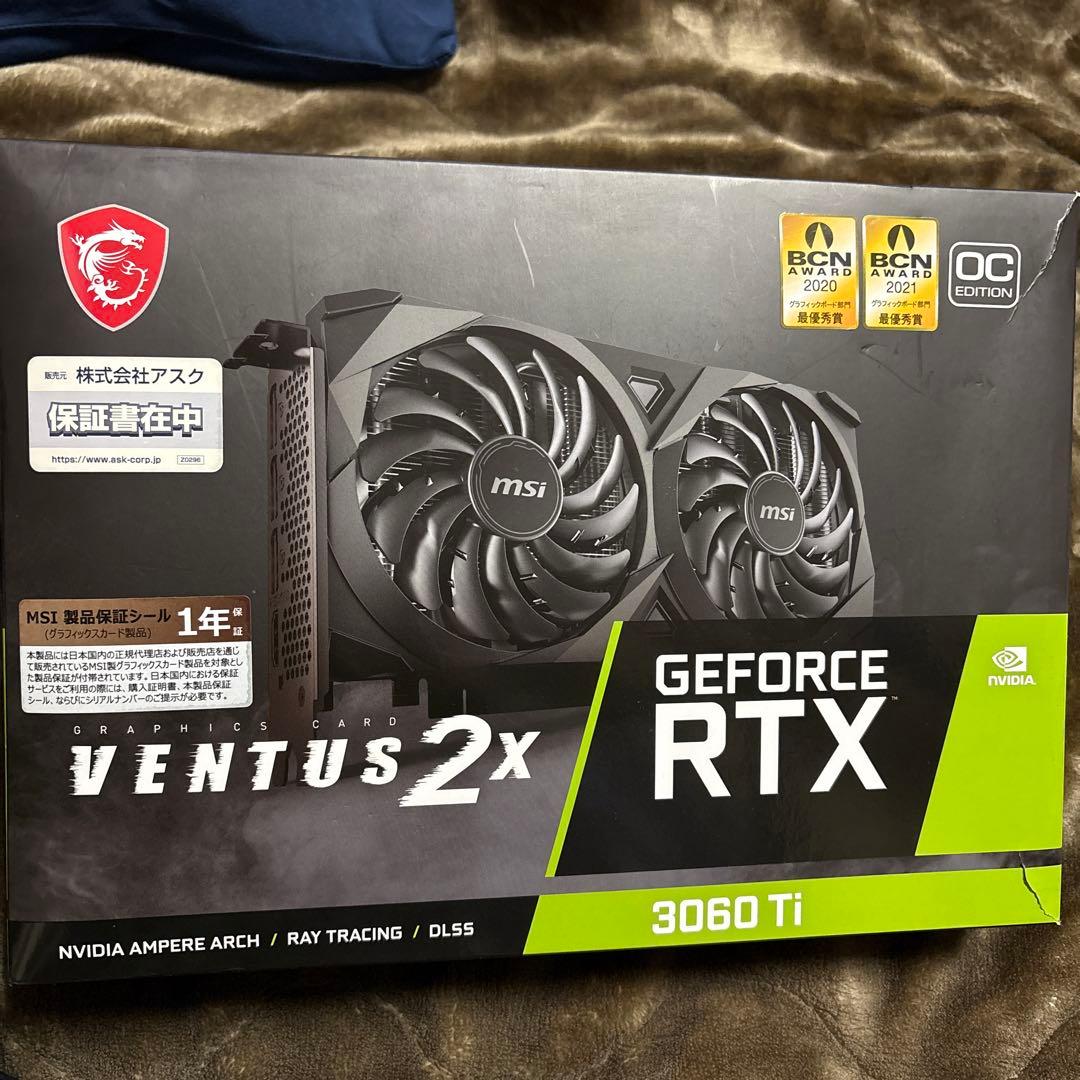 グラフィックボード・グラボ・ビデオカード MSI GeForce RTX 3060 Ti OC Edition