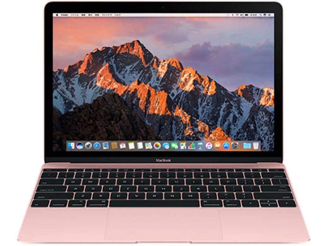【早い者勝ち】MacBook Retina, USキーボード, ローズゴールド