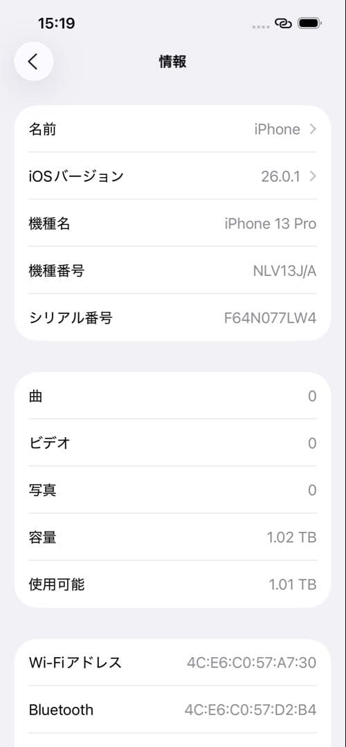 ［ほぼ新品］IPhone 13Pro 1TB グラファイト