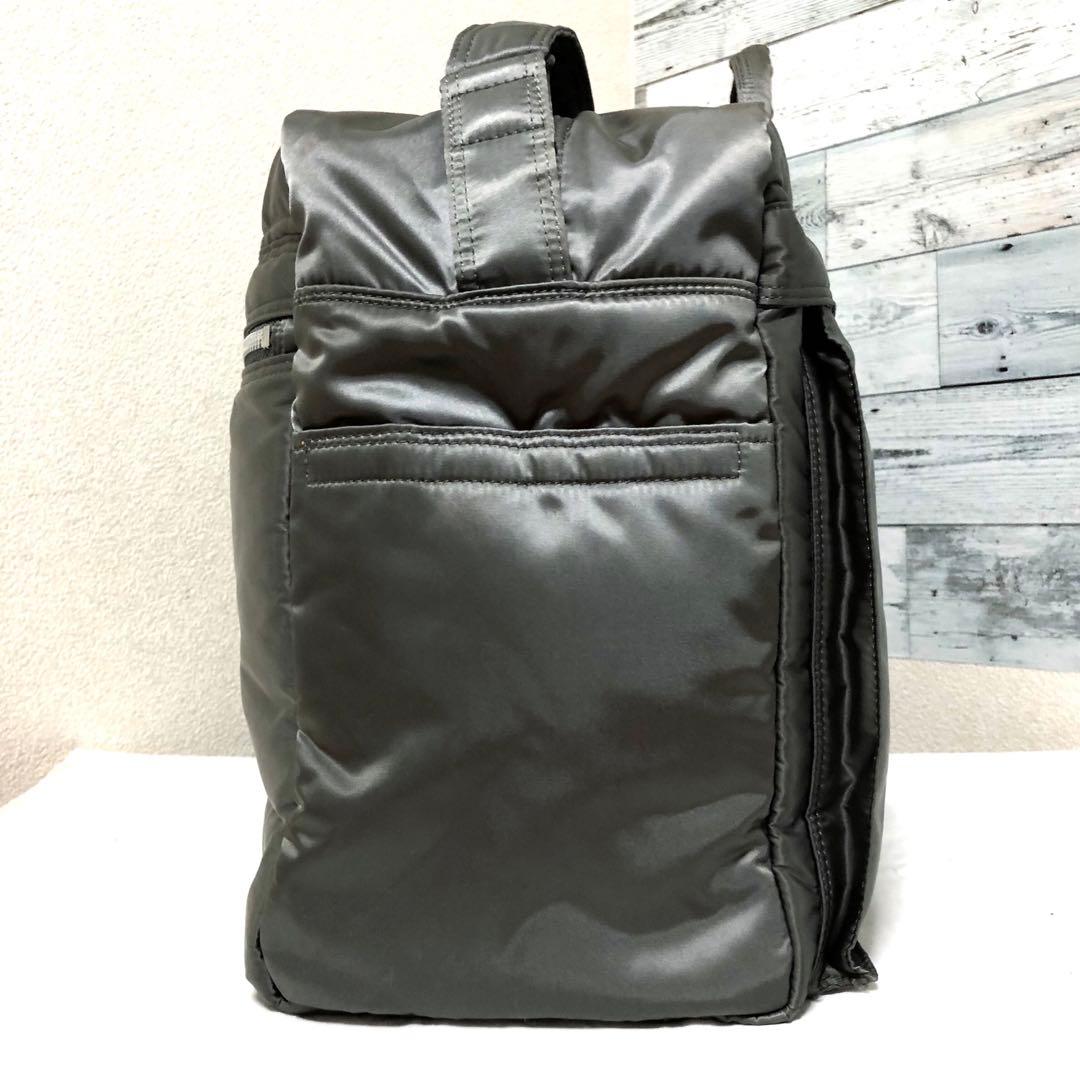 新型✨超美品 ポーター タンカー ボストンバッグ グレー 大容量 2way