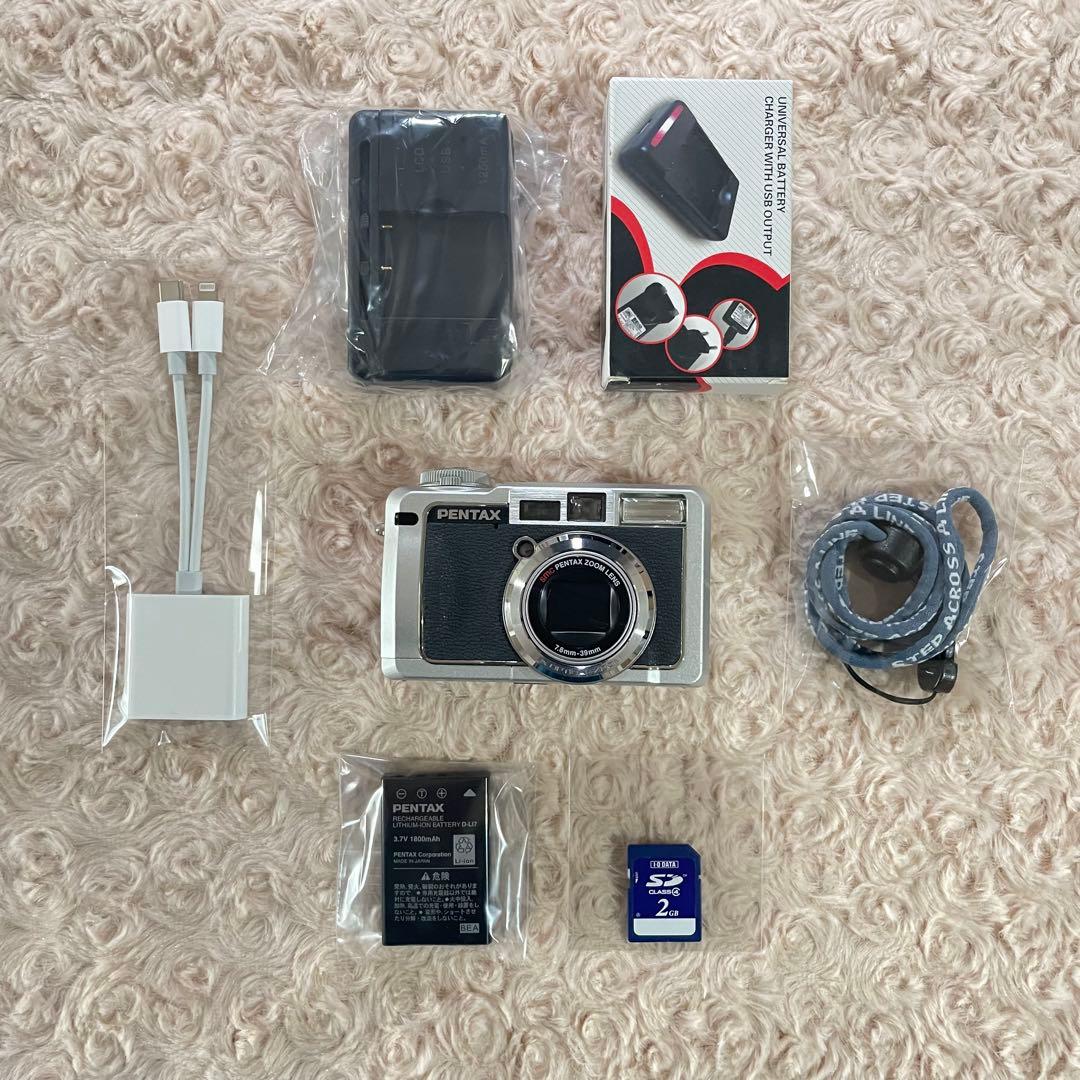 名機 美品✨PENTAX Optio 750Z✨動作確認済 スマホ転送◯ 自撮り