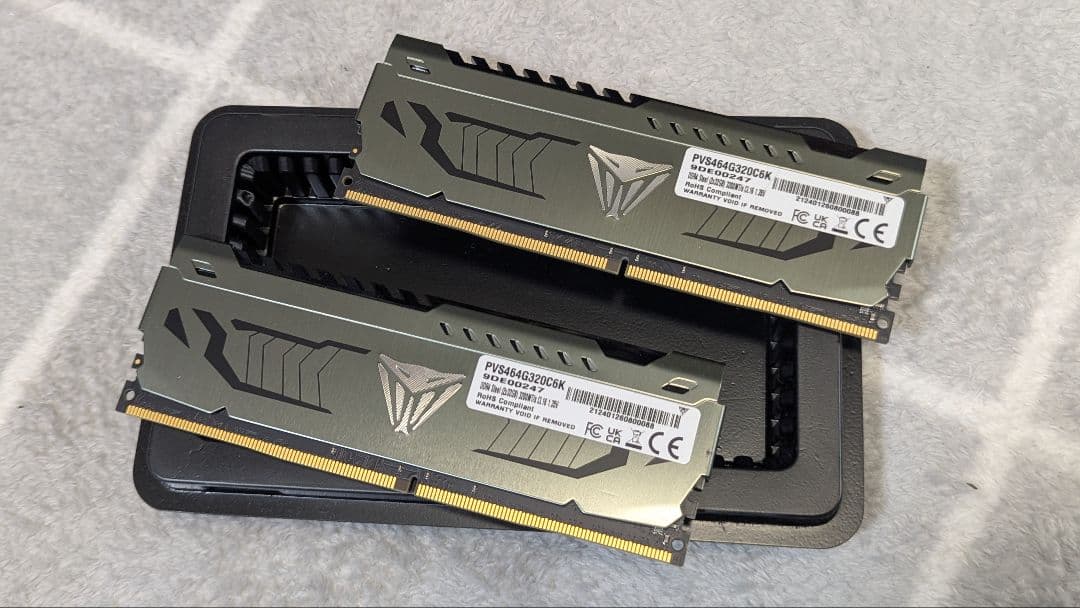 専用 Patriot Viper Steel 32GB×2 DDR4