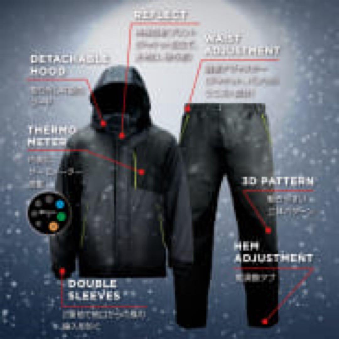 【新品未使用３L】断熱αイージスプレミアム防水防寒スーツ XShelter 上下