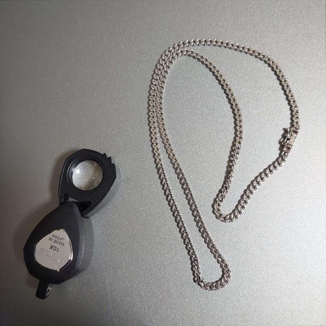 プラチナ2面シングル喜平‹PT850›20g 45cm ネックレス