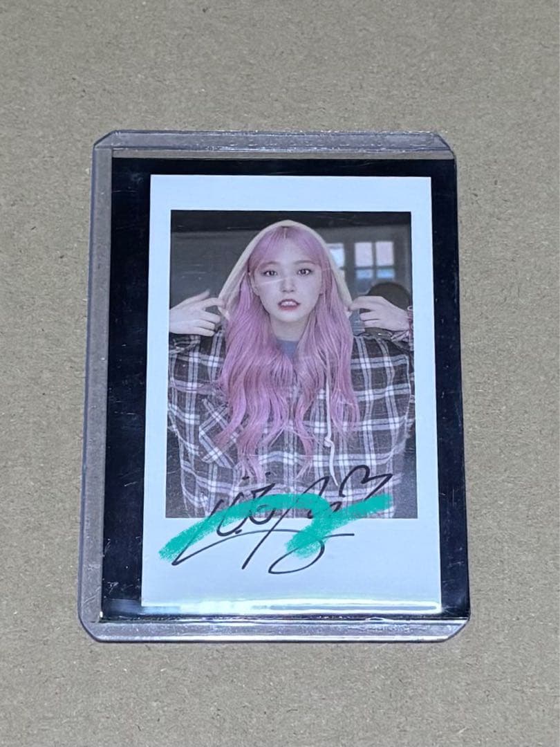 fromis_9 ジホン サインチェキ 直筆