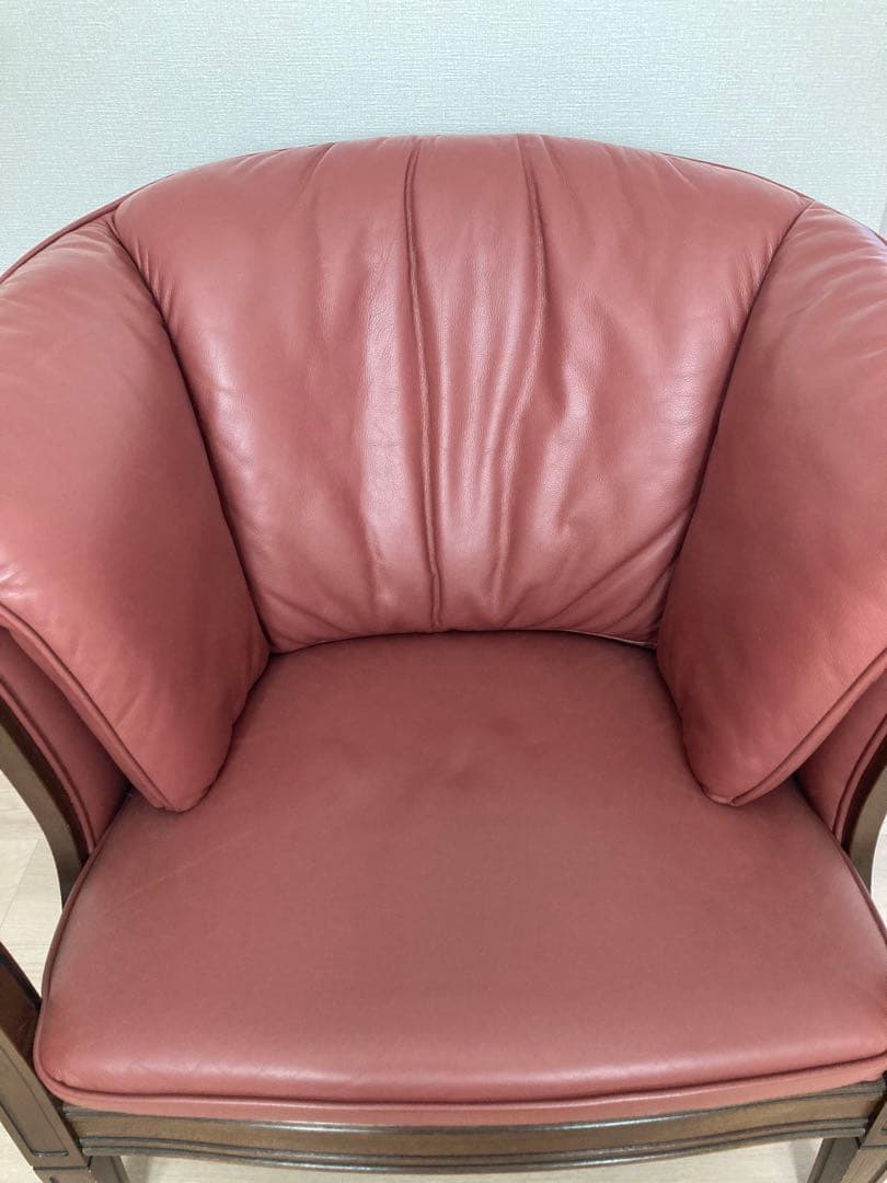 【2脚あり】マルニ木工 地中海ロイヤル シリーズ シャルル アームチェア 本革