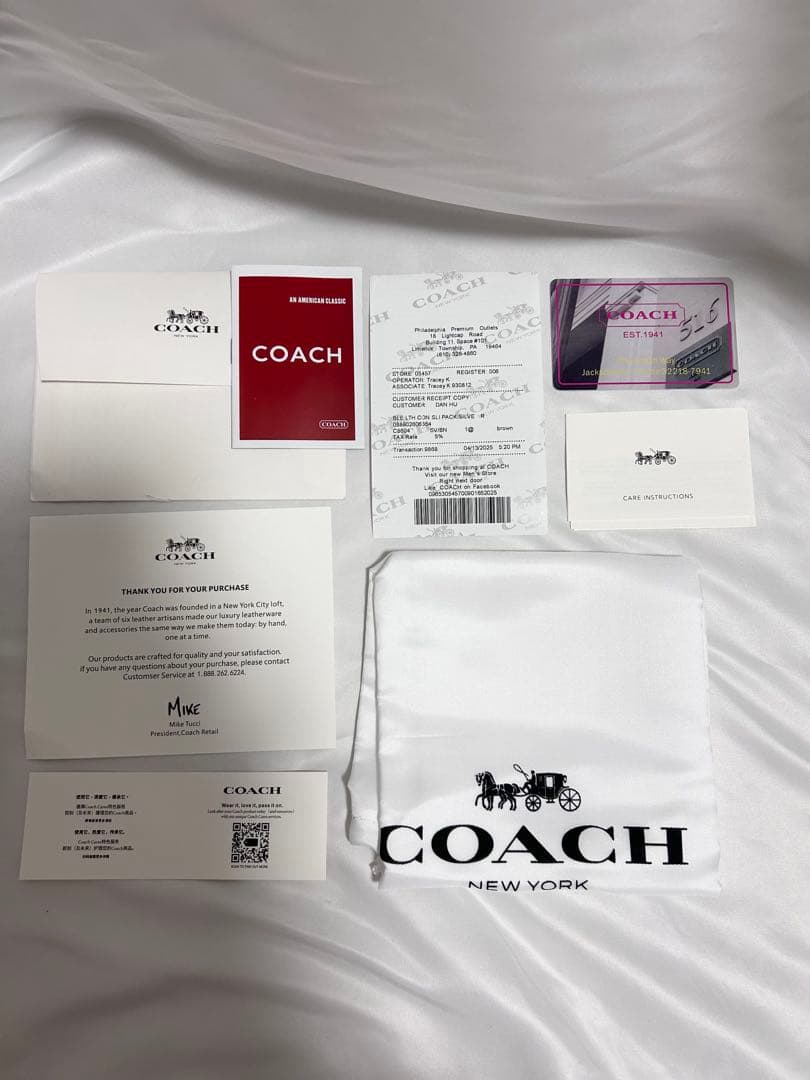 COACH ミニバックパック