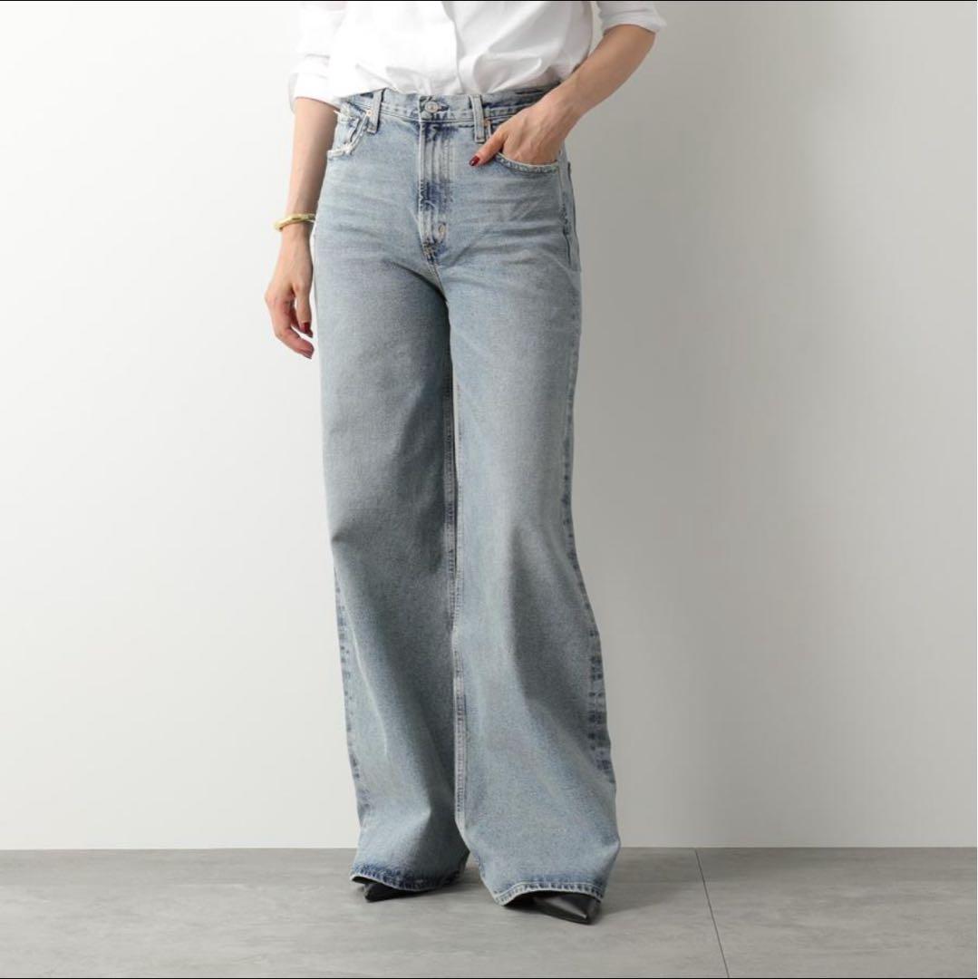 CITIZENS OF HUMANITY デニム 27 ワイドバギー ダメージ