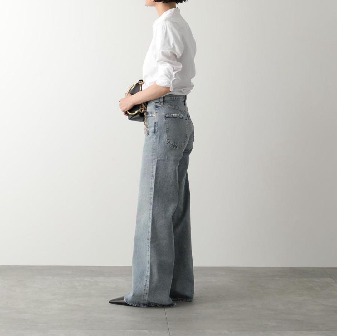 CITIZENS OF HUMANITY デニム 27 ワイドバギー ダメージ